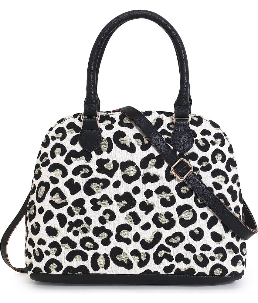 Anekaant White Polyster Tote Bag