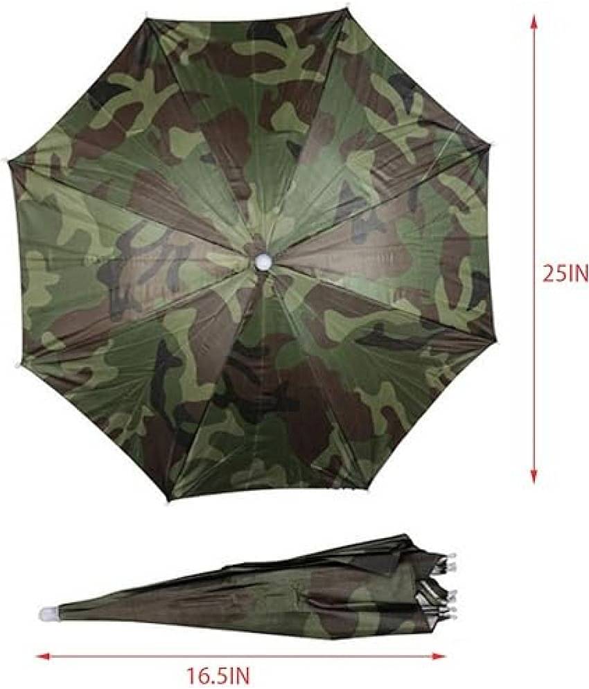 Infispace Green Hand's Free Umbrella
