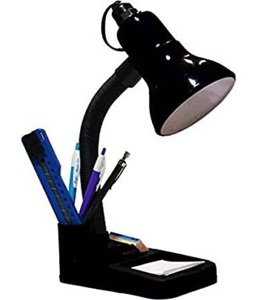 ZESTRUM Black Study Table Lamp ( Pack of 1 )
