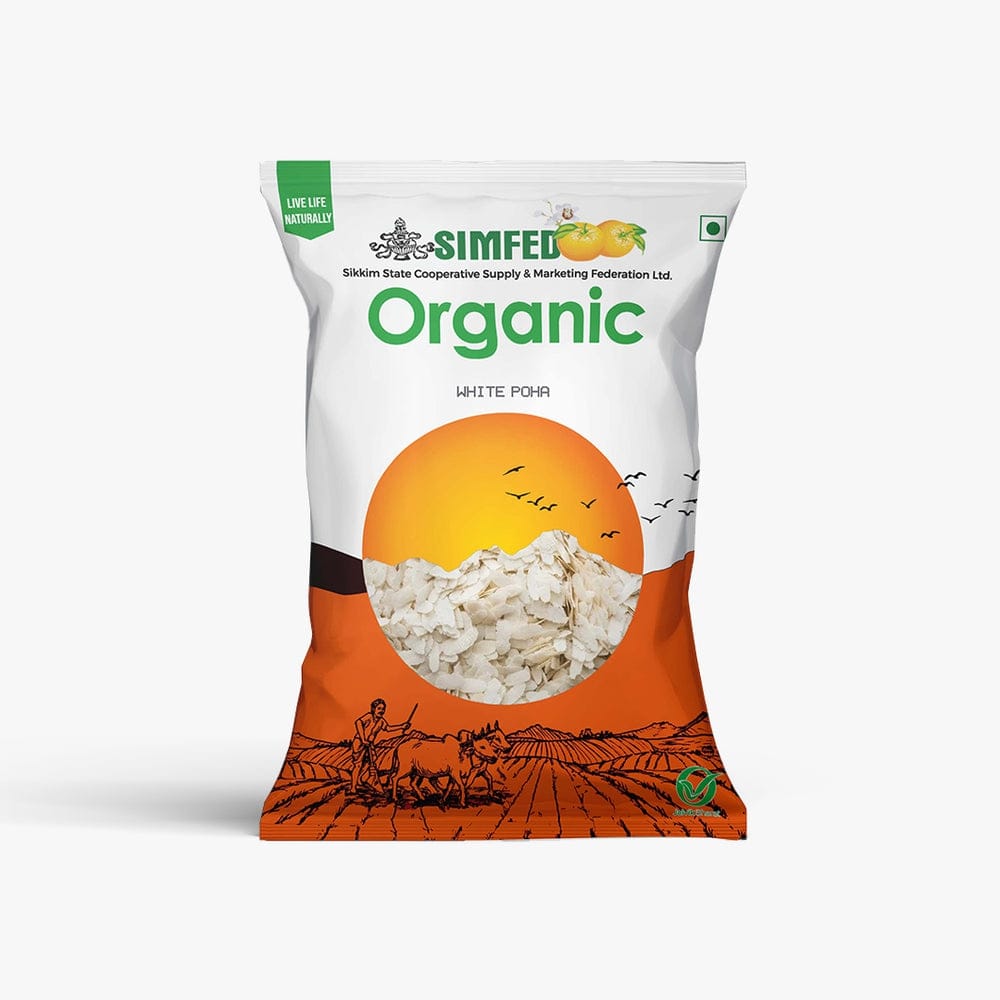 SIMFED White Poha 500g Pack of 2