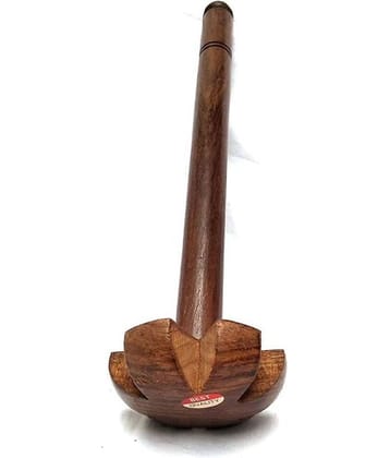 SWH - Brown Wooden Potato Masher ( Pack of 1 )