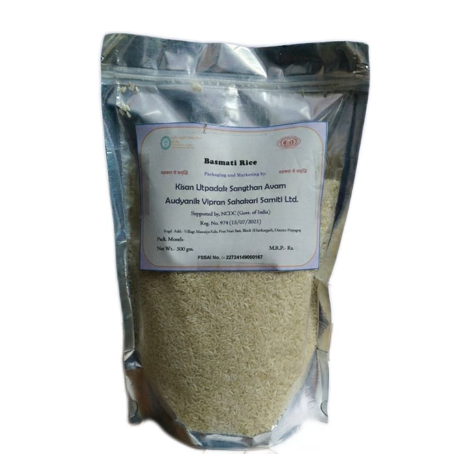 Basmati Rice 500 GRAM - 500 gm - One packet of Basmati Rice