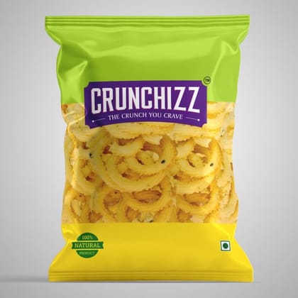 CRUNCHIZZ JILEBI MURUKKU (Chakli) I Crunchy, Authentic Kerala Snack I No Artificial Additives I Perfect Tea-Time Bites I Pack of One