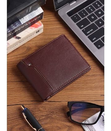 SUNSHOPPING Brown Faux Leather Men's Regular Wallet ( Pack of 1 )