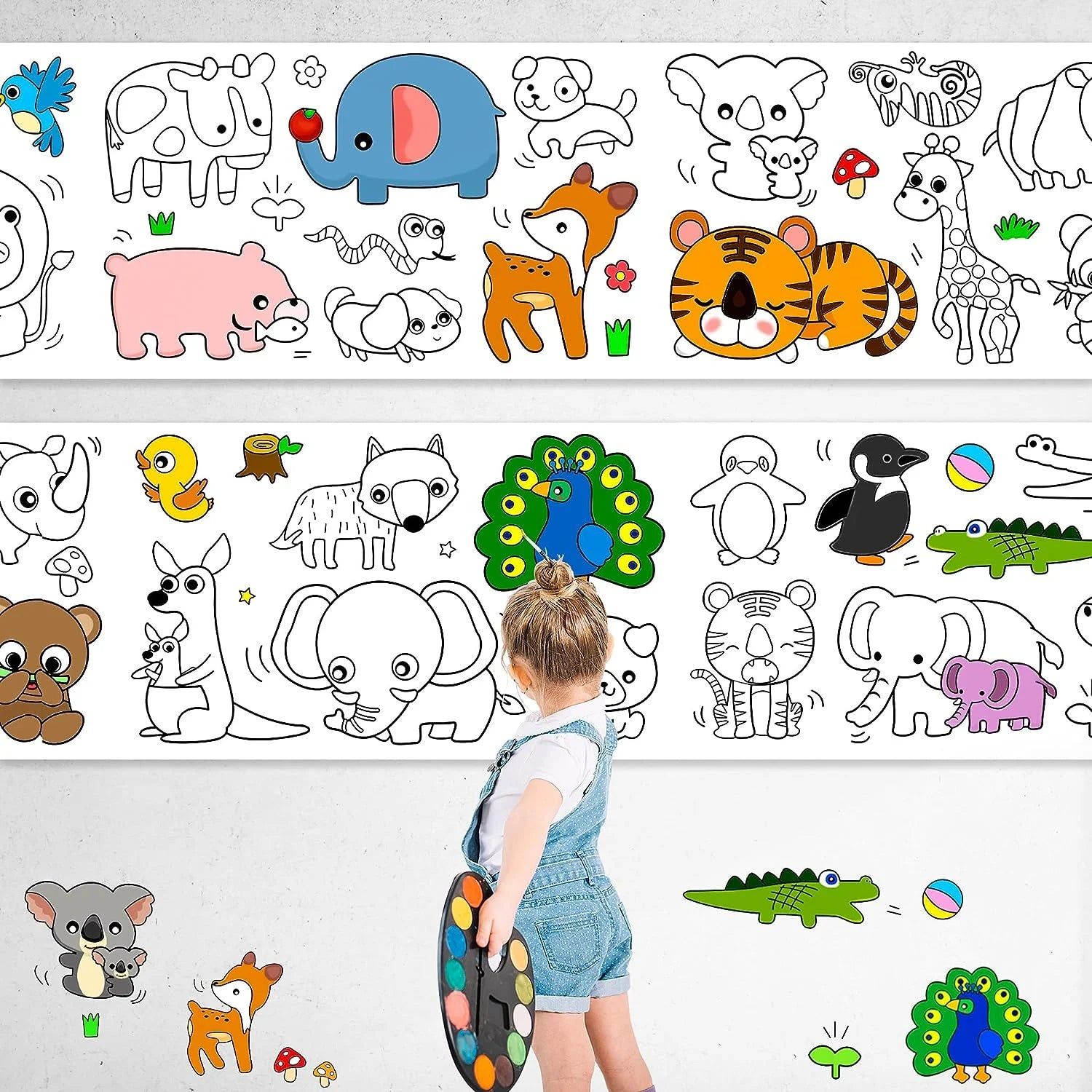 DW Graffiti Scroll for kids-Animal