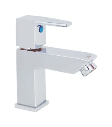 Nalini Pro Black Pillar Tap with Flange