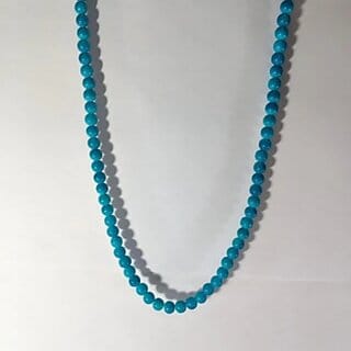 Vibrant Blue Beaded Mala