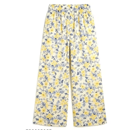 Casual light yellow color Printed Palazzo for Women,Dsmit Collection