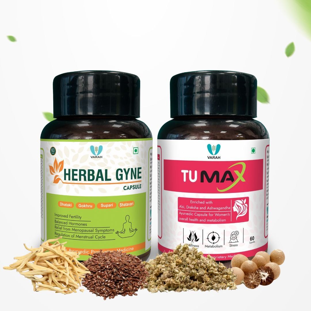 Herbal Gyne and Tumax for Hormonal Imbalance-One Month Course