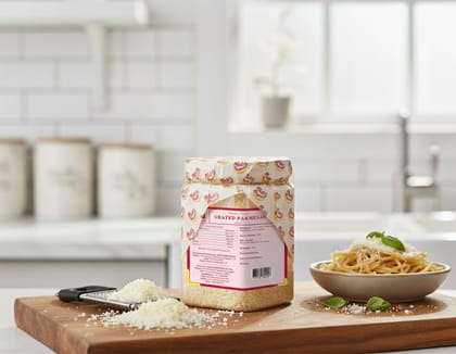 Mishti Gourmet Premium Artisanal Grated Parmesan Cheese 200g