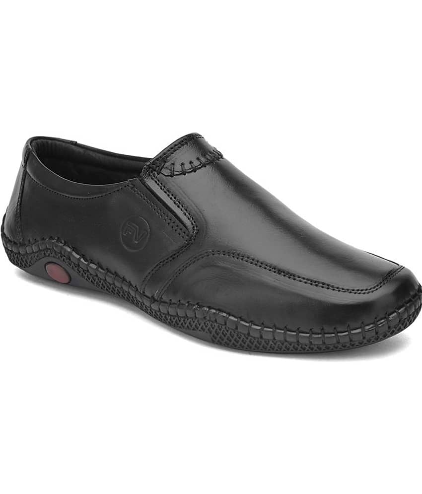 Fashion Victim - Black Men's Slip On Formal Shoes