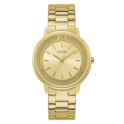 Guess Women 42 mm Gold Dial Analog Watch- U1406L2M-Gold