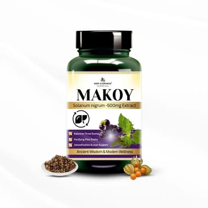 Makoy Capsules - Supports Liver Health, Digestion & Detoxification