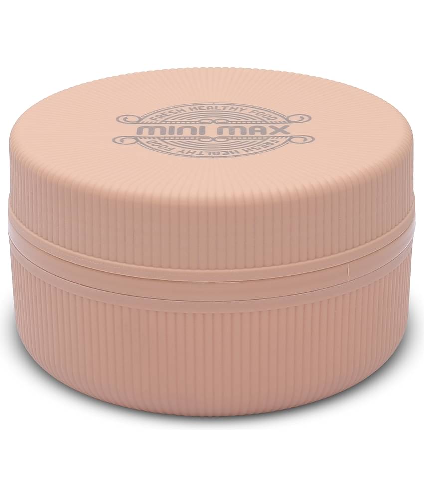 Jaypee - Peach Stainless Steel Lunch Box ( Pack of 1 )