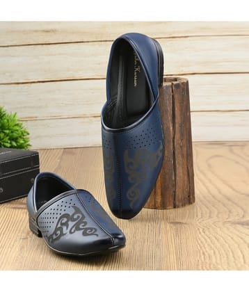 John Karsun - Blue Mens Jutti - None