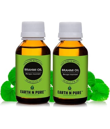 Earth N Pure - Brahmi Essential Oil 50 mL ( Pack of 2 )