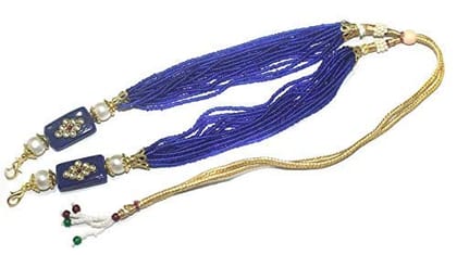 10 Pcs, Necklace Dori Blue-Blue / Glass