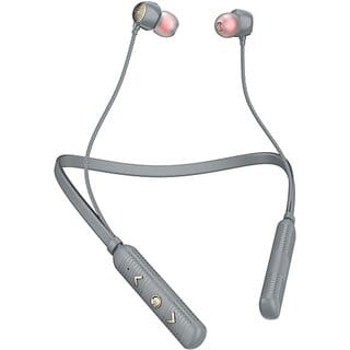 TecSox Tecband Blaze 100 Wireless Neckband40H Playback IPX 4  Boom Bass Gray Bluetooth Headset (Gray, In the Ear)_(153471324)