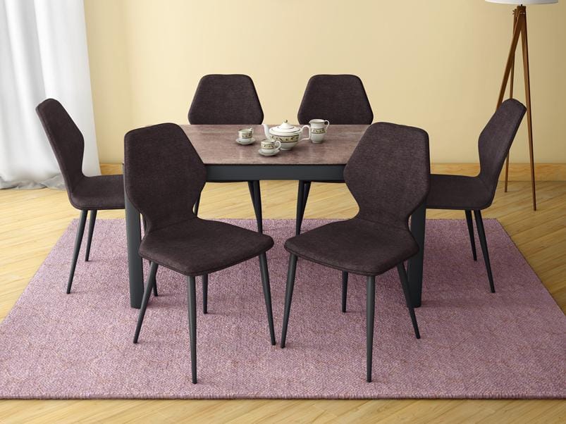 Mulberry Dining Chair -Set Of 2, Maroon