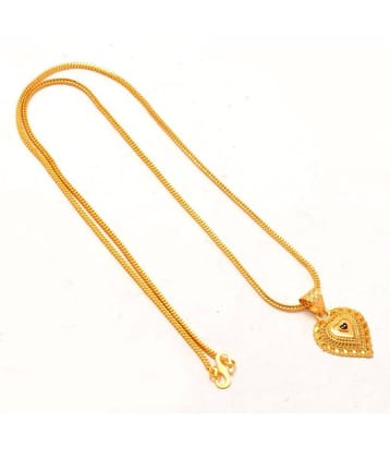 Jewar Mandi New Design Gold Plated Locket/Pendant with Chain Daily use for Men, Women & Girls, Boys