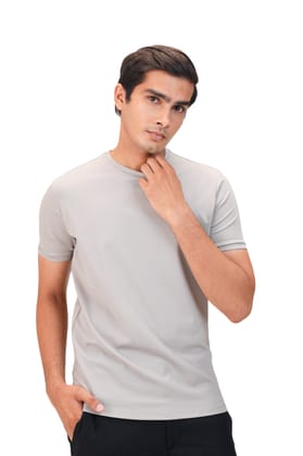 Salient Crew Neck -  60s Yarn-Light Grey / XS