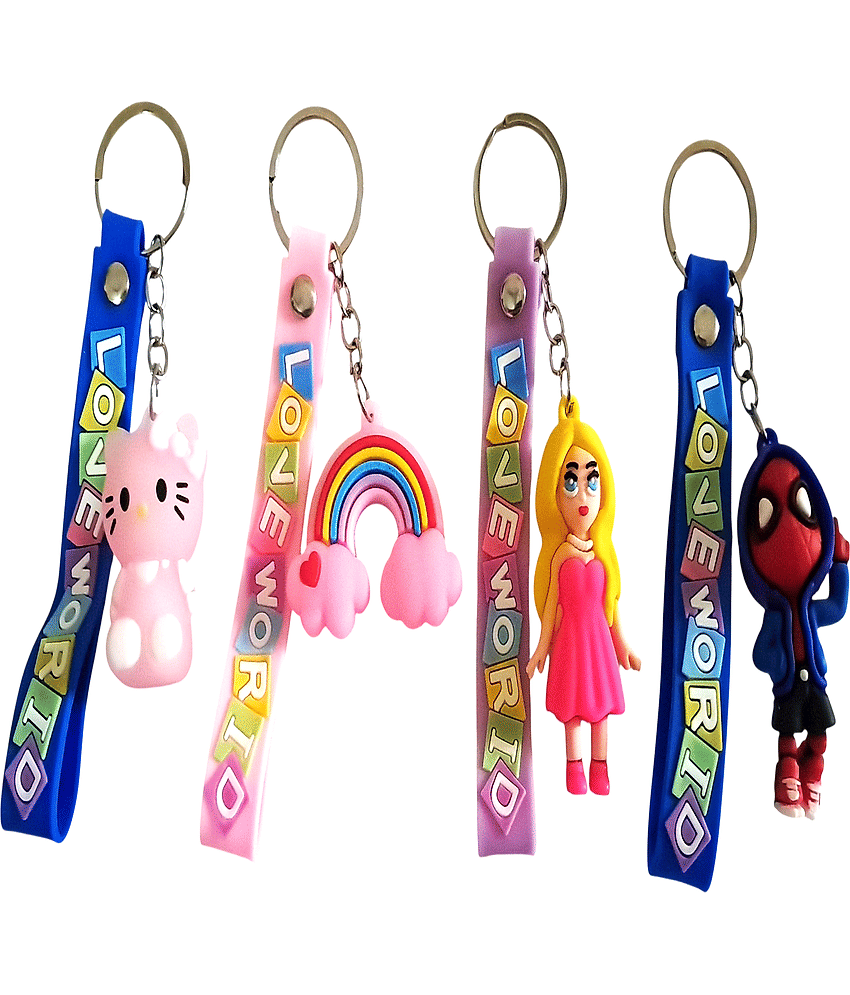 grethe PVC Keychain - Pack of 4