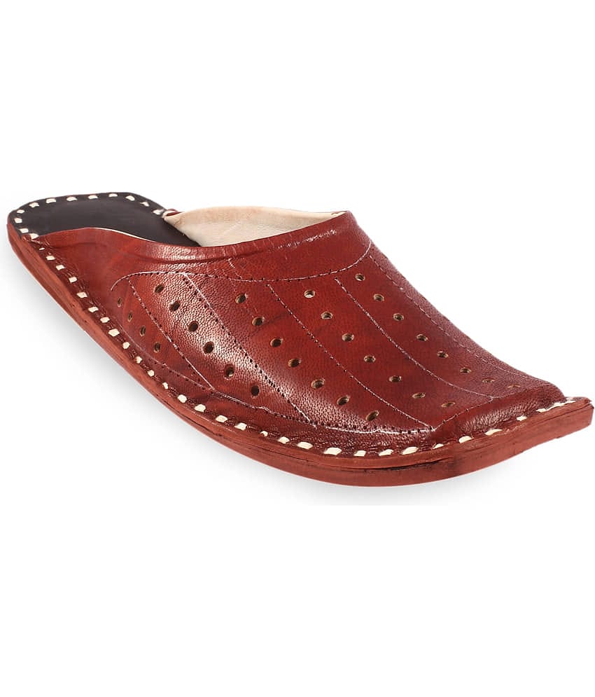 Anjaneya Creations Brown Men's Mule