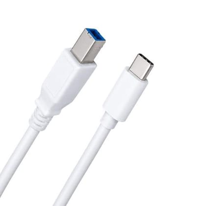 USB Type C to USB B 2.0 Printer Cable, Scanner Cable Compatible with HP Canon Epson Lexmark MacBook Pro/Air iMac XPS ASUS Laptops (Black) USB Type C to USB B 2.0 Printer Cable, Scanner Cable Compatible with HP Canon Epson Lexmark MacBook Pro/Air iMac XPS ASUS Laptops (Black)