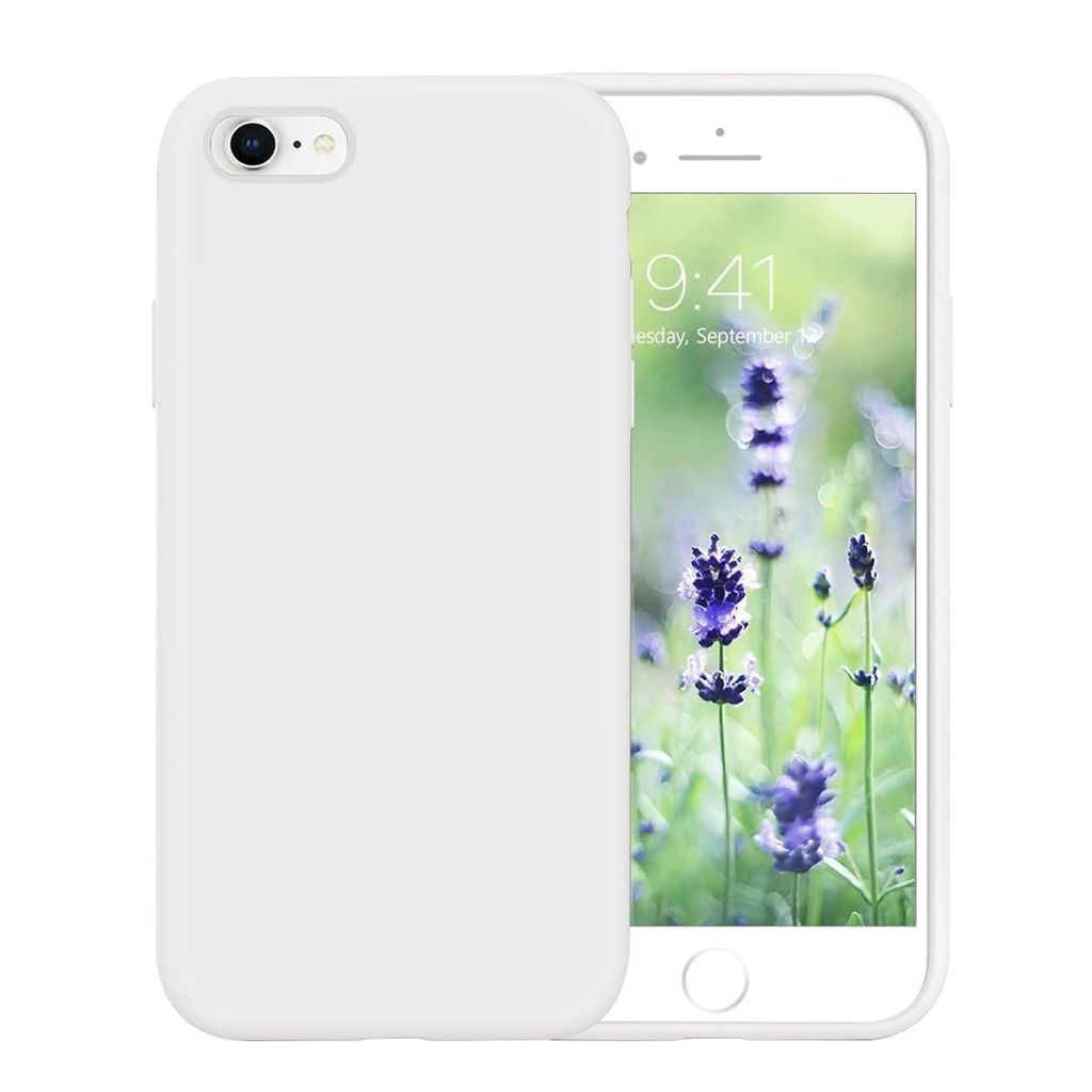 LIRAMARK Liquid Silicone Soft Back Cover Case for Apple iPhone 7 Plus / 8 Plus