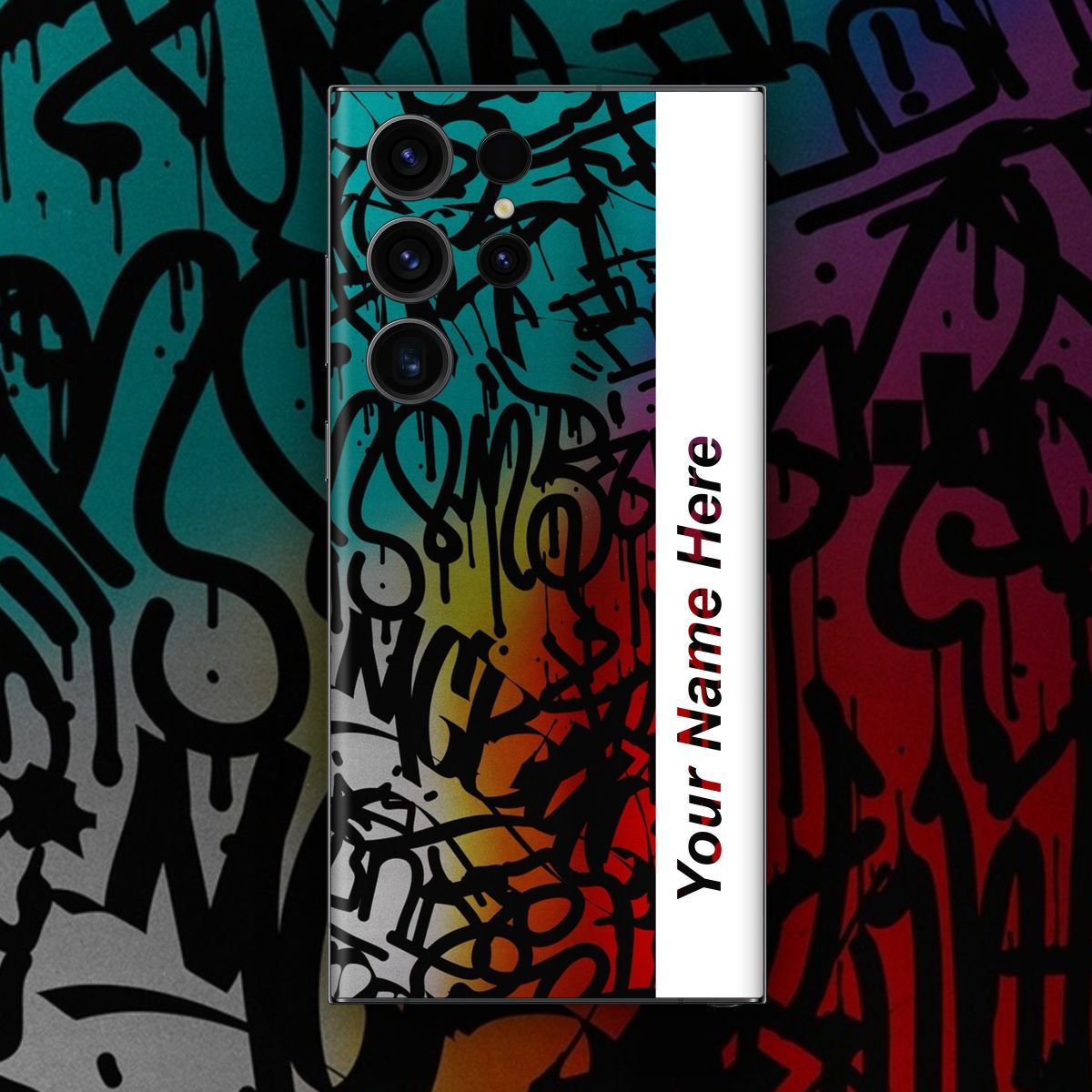 WrapCart Accents - Custom Name Mobile Skins WrapCart Accents - Custom Name Mobile Skins - Custom 6