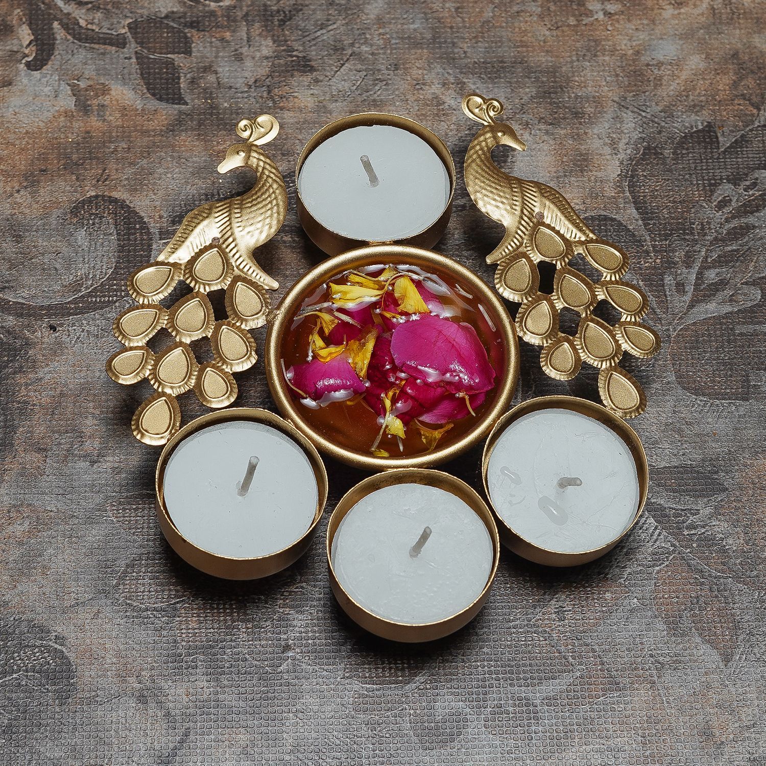 Craftlayout Craftlayout Urli Bowl For Home Décor,  Gift Items - 7 Inch Gold