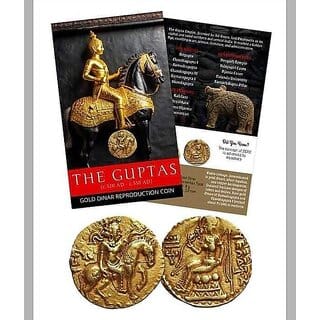 The Guptas - Gold Dinar Card With Beautiful Folder - Collectible - Gift Item