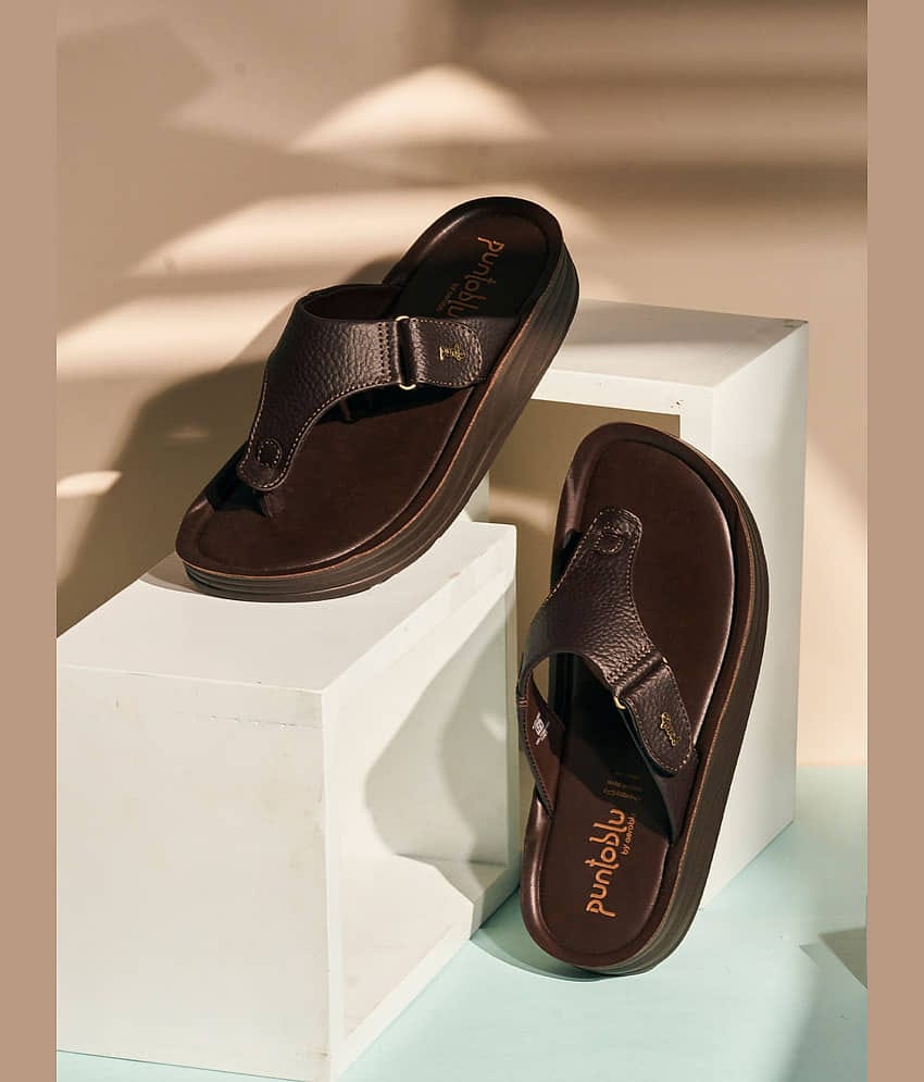 Puntoblu PUFM01-BLACK Black Men's Thong Flip Flop