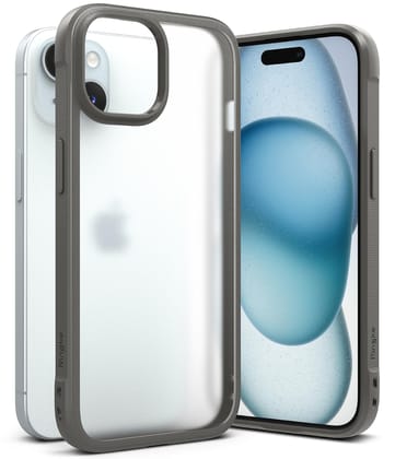 iPhone 15 Plus Back Cover case | Fusion Bold Matte - Matte Gray
