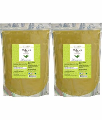 Ayurvedic Life Mehandi Powder 1 kg Pack of 2