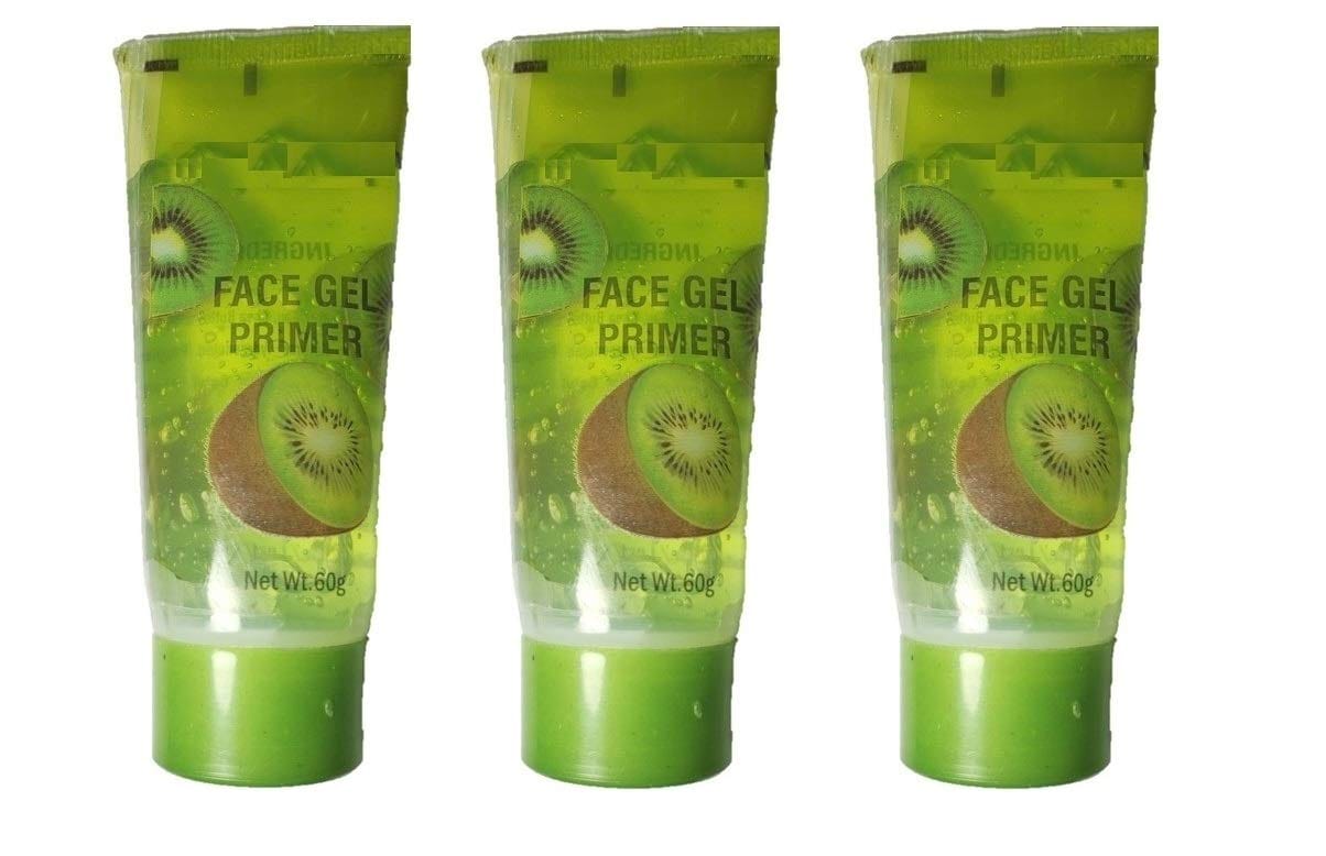 Elecsera Kiwi Waterproof Primer Make Up Base Pack of 3 Primer - 180 g (Green)