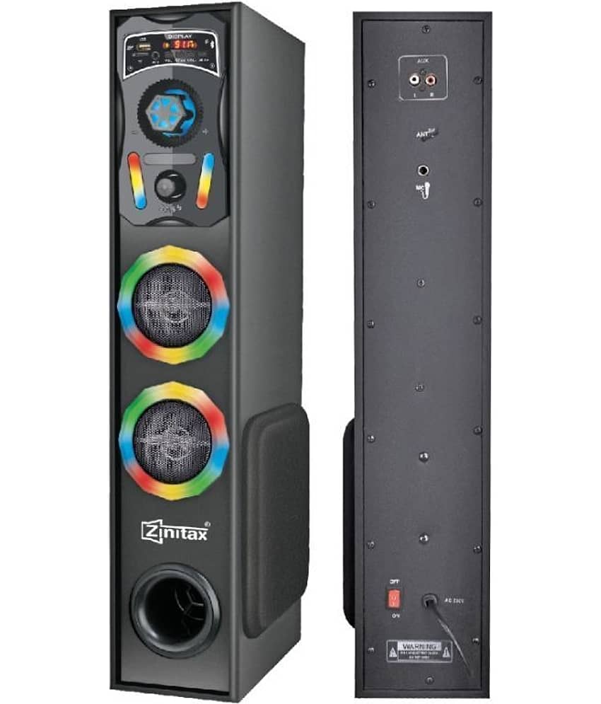 Zinitax RGB ZP-NTS1 Tower Speakers - Black