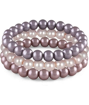 JFL - Jewellery For Less - Gold Bracelet ( Pack of 3 )