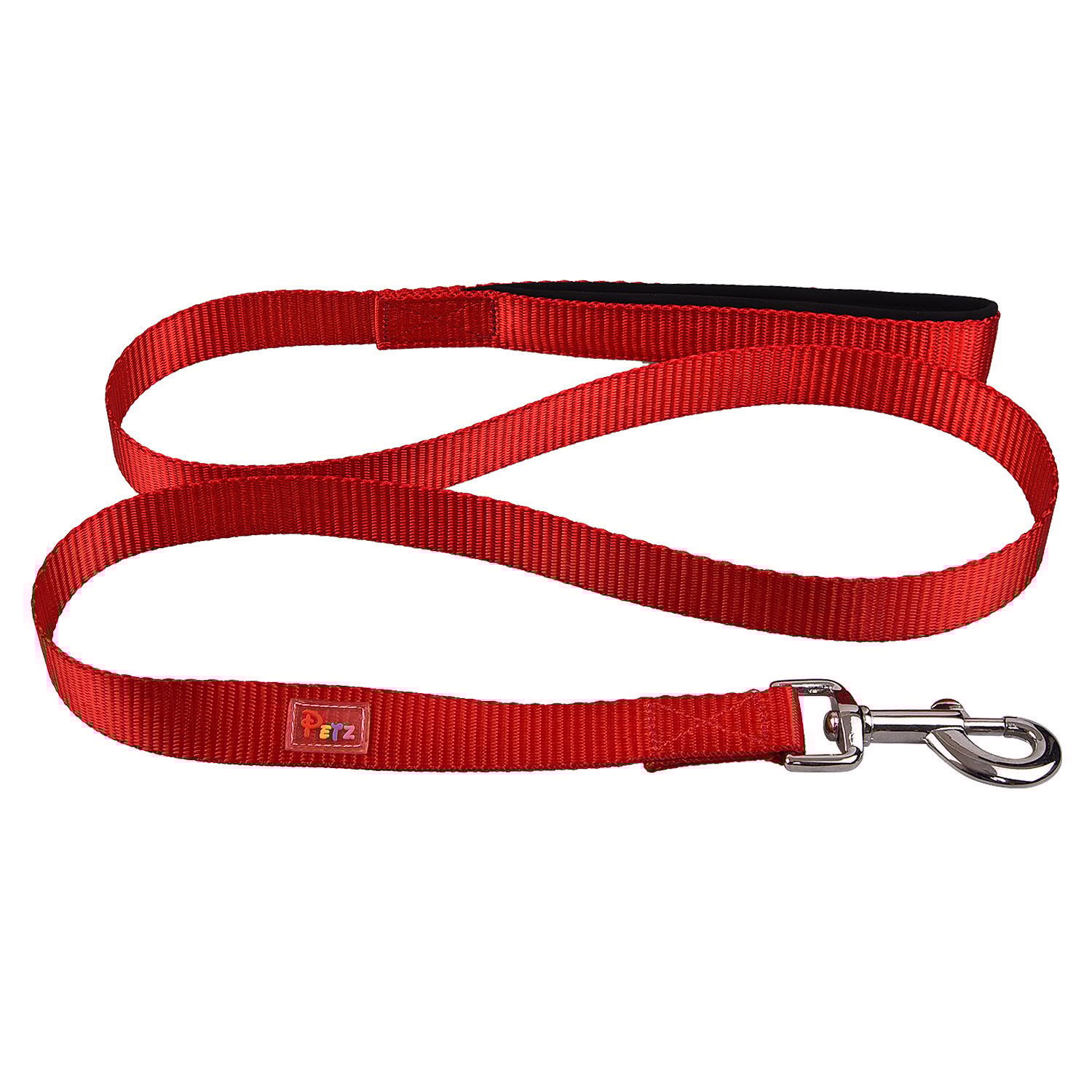 Petz Pure Nylon Padded Leash 1.25 inch Red 25mm