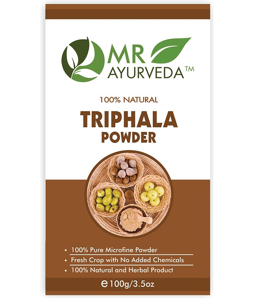 MR Ayurveda Triphala Powder, Hair Care Hair Scalp Treatment 100 g