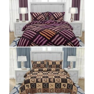 BEDZY Polar Fleece Winter Warm Double Bedsheet | Set of 2 Bedsheets