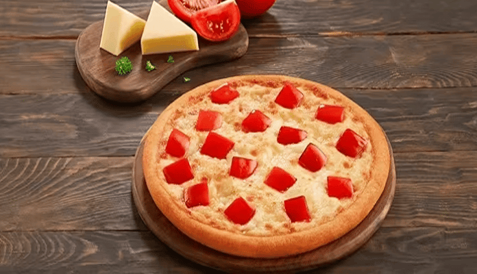 Tomato cheese pizza