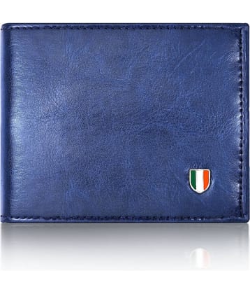 GIOVANNY - Blue Leather Men's Regular Wallet ( Pack of 6 )