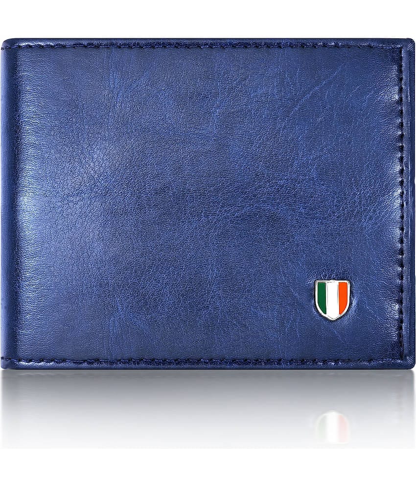 GIOVANNY - Blue Leather Men's Regular Wallet ( Pack of 6 )