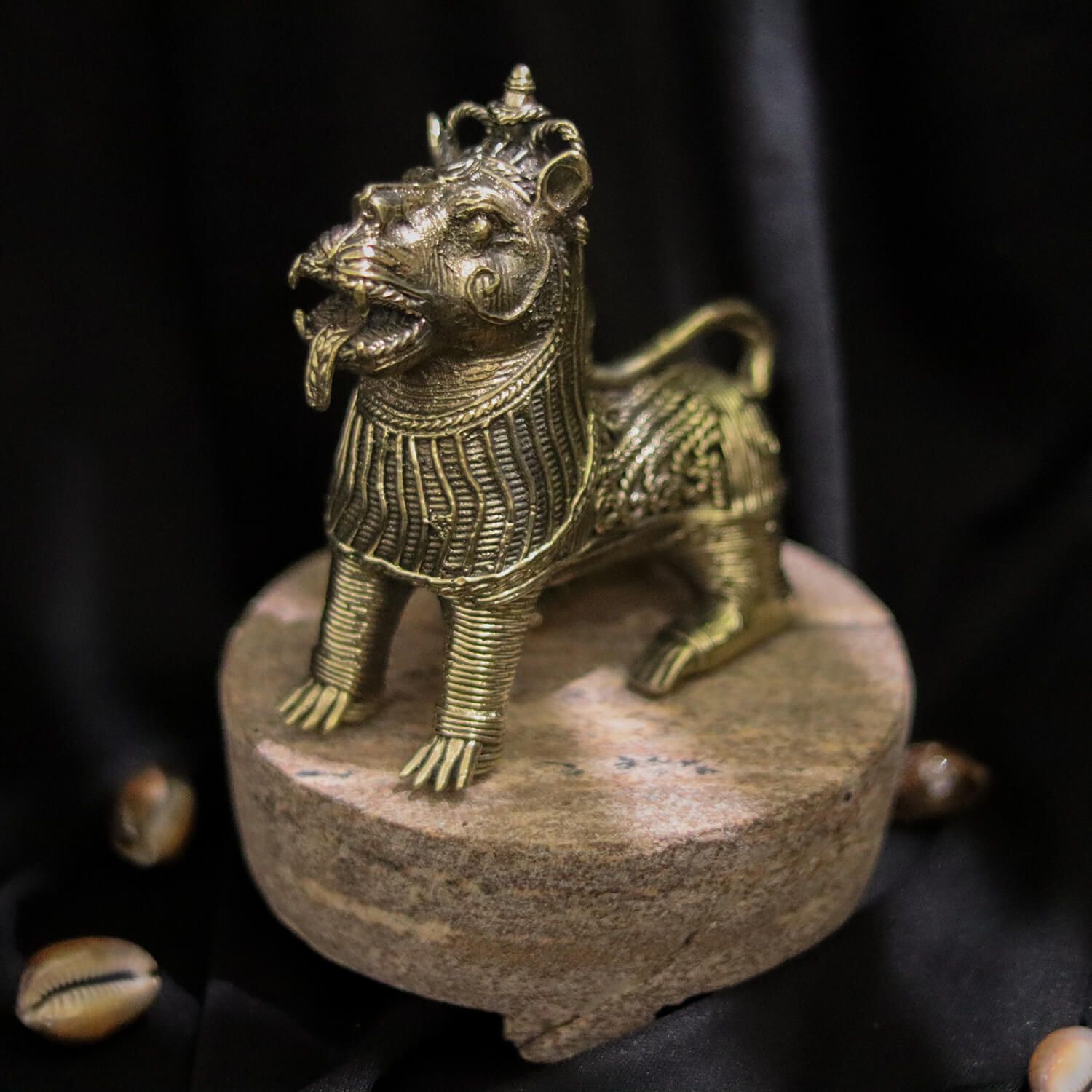 Dhokra Crafted Lion