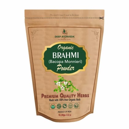 Organic Brahmi Powder (Bacopa Monnieri) Improves Cognitive Function and Reduces Stress