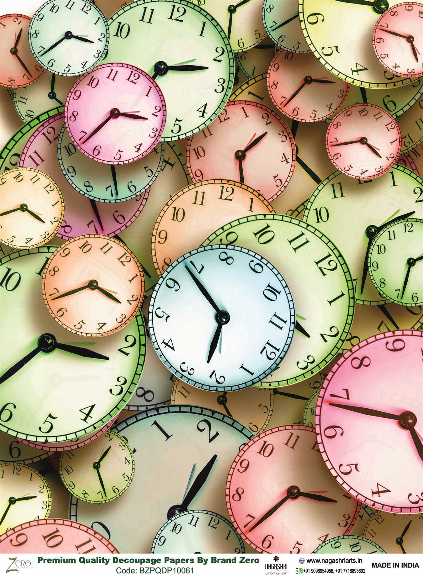 Brand Zero Premium Quality Decoupage Paper Pack of Two - Design Code: BZPQDP10061