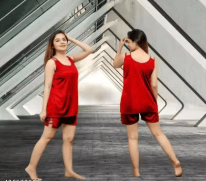Stylish and Trendy Fashionable Women & Girls Satin Nightsuits(Red)