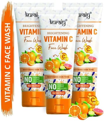 KURAIY Vitamin C Face Cream Improve Fine Lines Dull Skin Whitening Anti Aging Skin Care