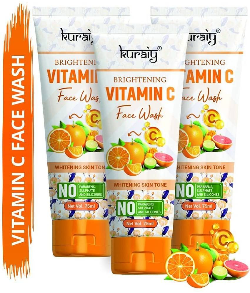 KURAIY Vitamin C Face Cream Improve Fine Lines Dull Skin Whitening Anti Aging Skin Care